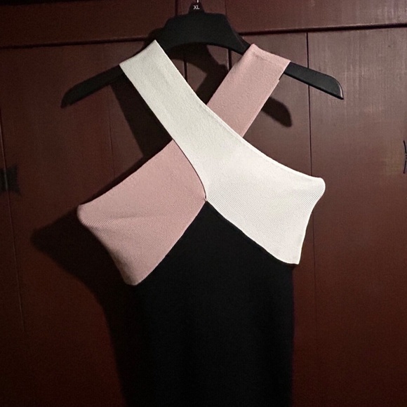 Le Superbe Drinks On You Knit Bodycon Dress Neutral Trifecta Size XS - Picture 9 of 14